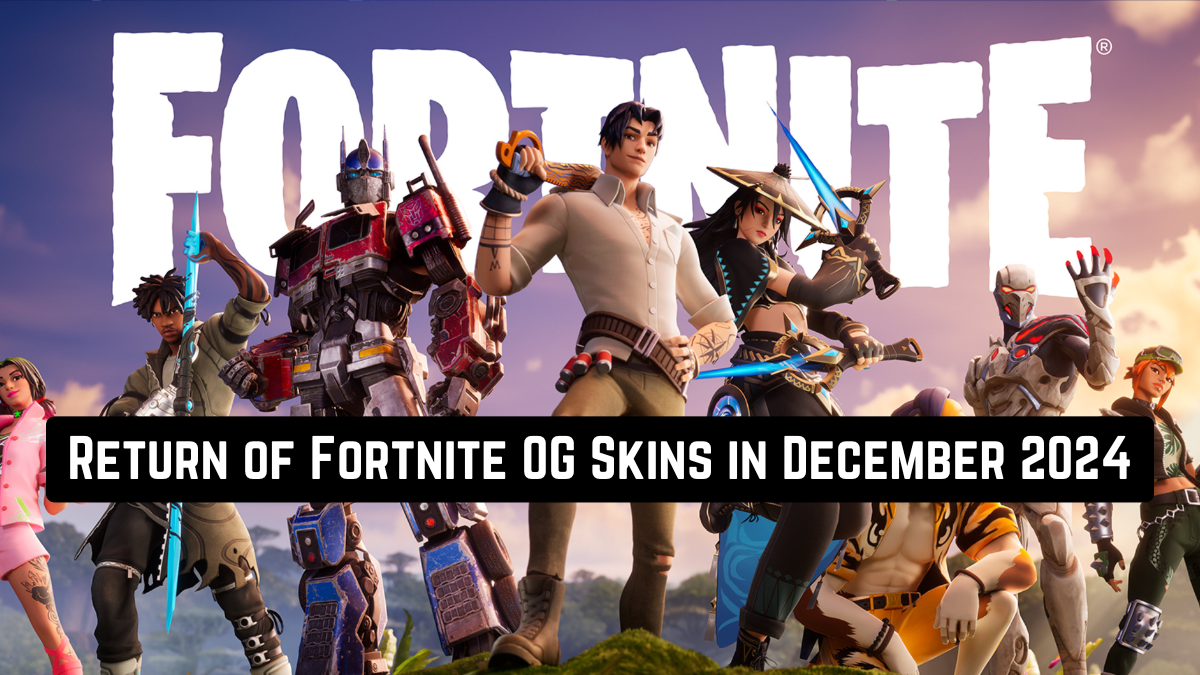 Return of Fortnite OG Skins in December 2024